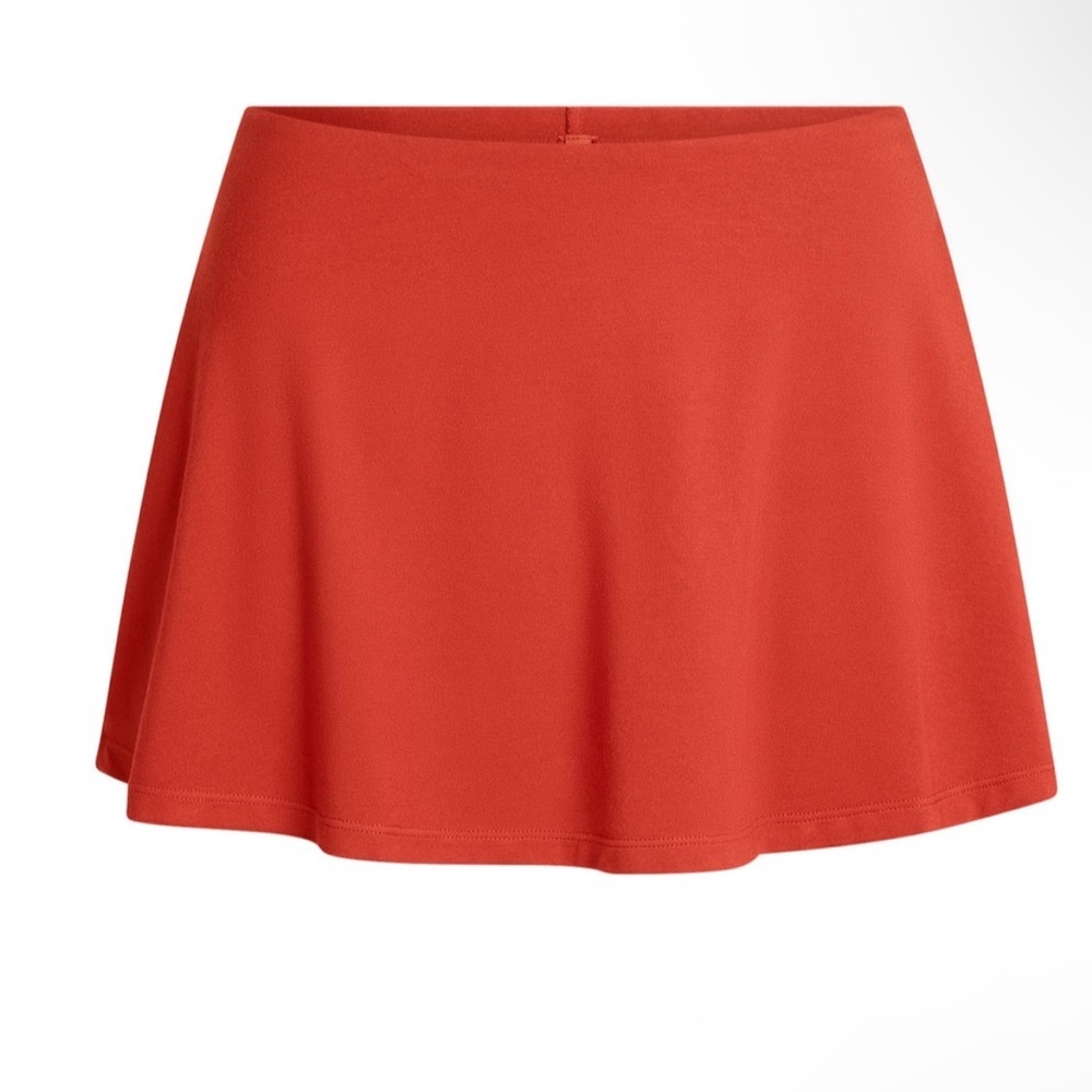 SKIMS NWT Smooth Lounge Skort - Color Terra Sz Small